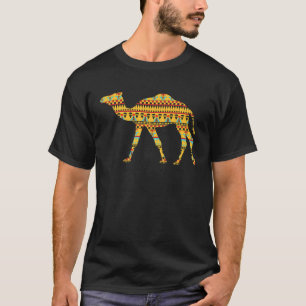 Desert Animal Middle Eastern Rug Pattern Camel T-Shirt