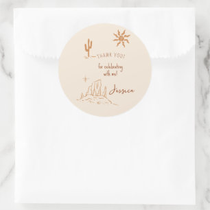 Desert Bachelorette favour label