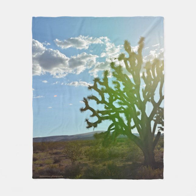 Desert Beauty Fleece Blanket (Front)