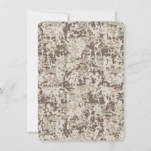 Desert Beige Style Digital Camouflage