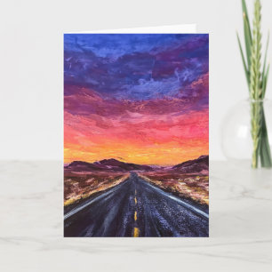 Desert Blaze Greeting Card