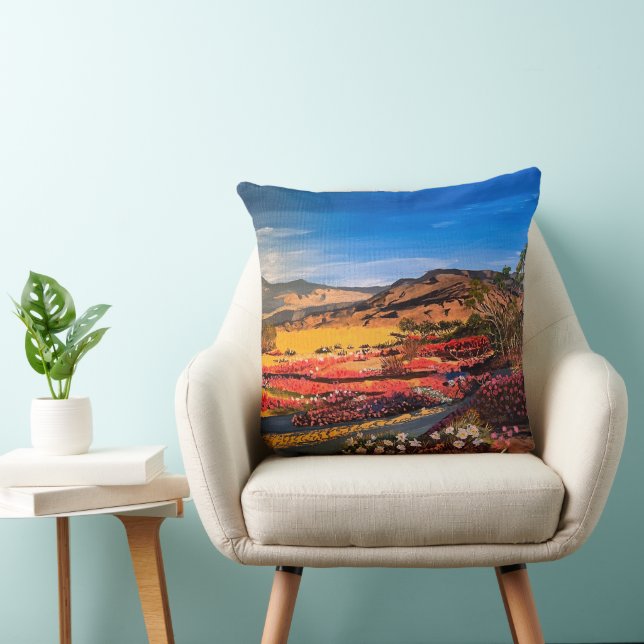 Desert Bloom, by Gary Poling Cushion (Chair)