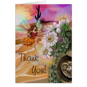 Desert Bloom Fairy Thank You