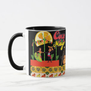 Desert Bloom Fiesta black  Mug