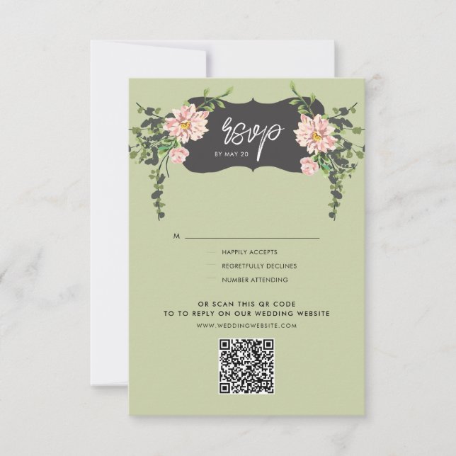 Desert Bloom Response Card w/out Menu Options (Front)