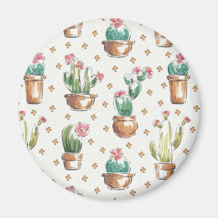 Desert Bloom Step   Blossom Pattern Magnet