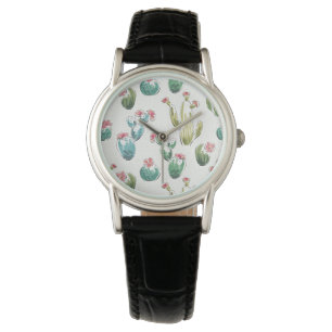 Desert Bloom Step   Pink Pattern Watch