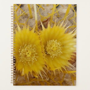Desert Bloom Vibrant Cactus Flowers Planner