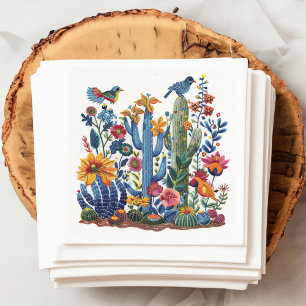 Desert Blooms Saguaro Serenade Napkin