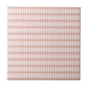 Desert Blush African Terracotta Geometric Ceramic Tile