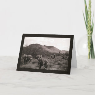 Desert Cacti Jumping Cholla Photo Greeting Card