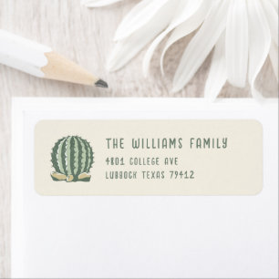 Desert Cactus Address Label Return Address Label