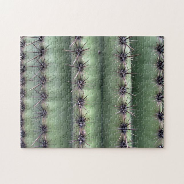 Desert Cactus Arizona Green Succulent Jigsaw Puzzle (Horizontal)