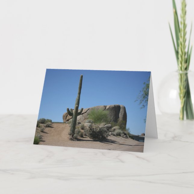 Desert  Cactus Card (Front)