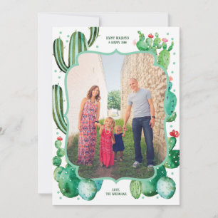 Desert Cactus Christmas Holiday Cards