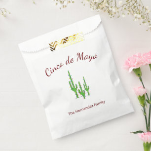 Desert Cactus Cinco de Mayo Fiesta Party Favour Bag
