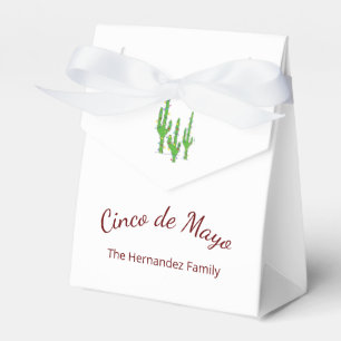 Desert Cactus Cinco de Mayo Fiesta Party  Favour Box