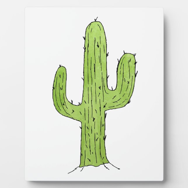 Desert Cactus Design Plaque (Front)