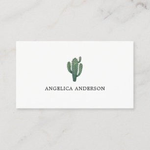 Desert Cactus Flower Business Card