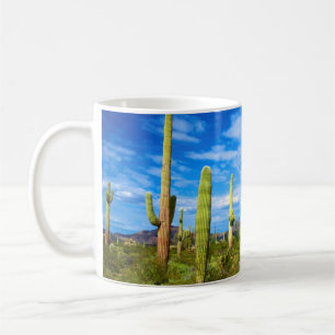 Desert cactus landscape, Arizona Coffee Mug