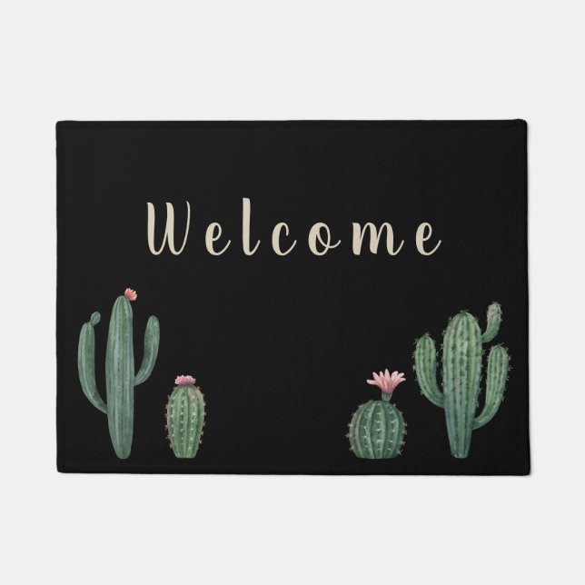 Desert Cactus Plants Doormat (Front)