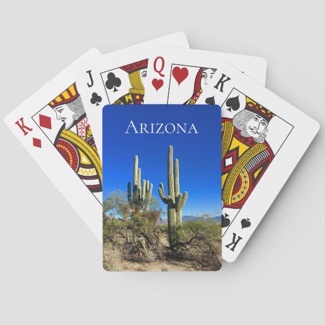 Desert Cactus Playing Cards (Back)