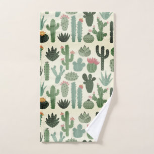 Desert Cactus Pretty Hand Towel
