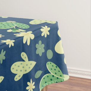 Desert Cactus & Succulent Pattern Tablecloth