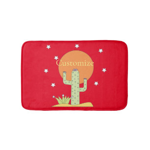 Desert Cactus Sun Thunder_Cove  Bath Mat