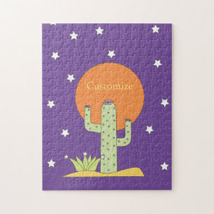 Desert Cactus Sun Thunder_Cove  Jigsaw Puzzle