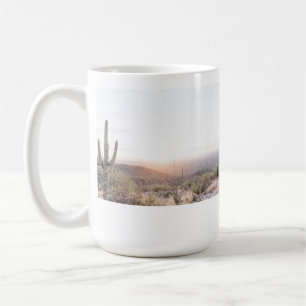 Desert Cactus Sunset, Arizona coffee mug