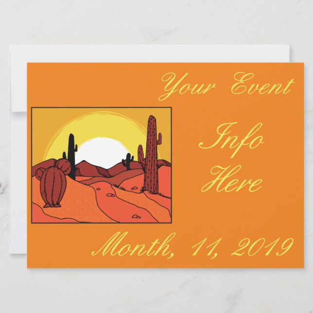 Desert Cactus Sunset Thunder_Cove (Front)