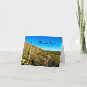 Desert Cactus Thank You Card