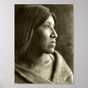 Desert Cahuilla woman Poster