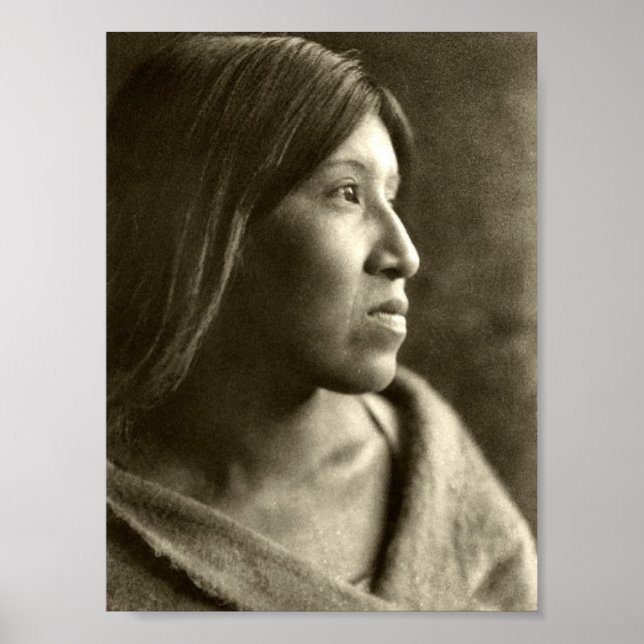 Desert Cahuilla woman Poster (Front)