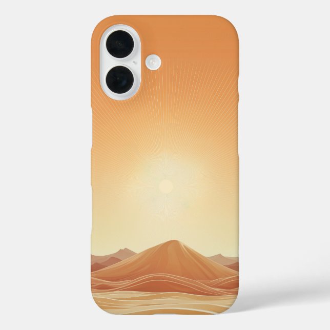 Desert Calm Dunes Phone Case (Back)