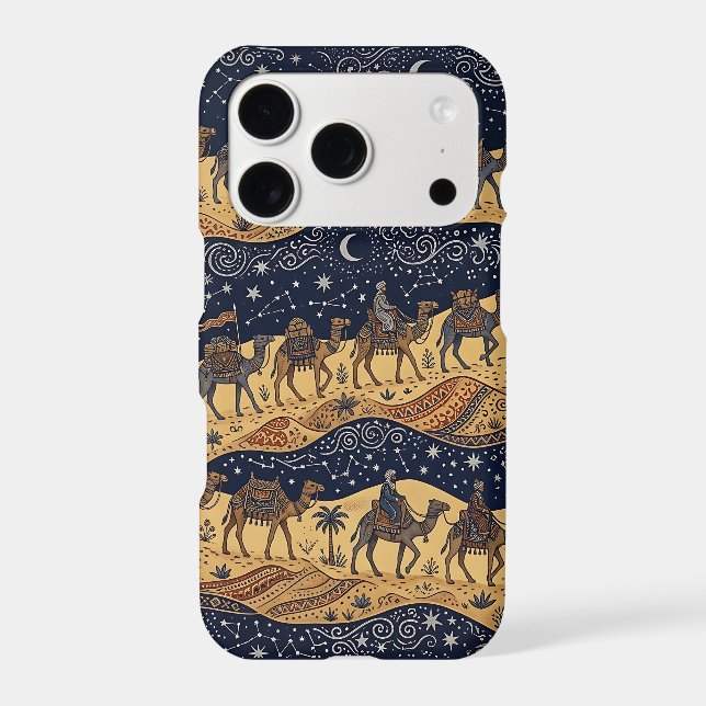 Desert Camel Caravan Phone Case (Back)