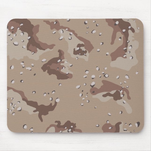 Desert Camo Camouflage Pattern Mouse Pad (Front)