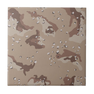 Desert Camo Ceramic Tile