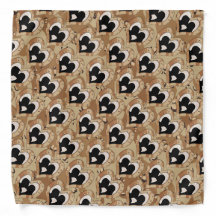 Desert Camo Heart Kissing Couple