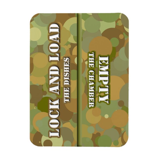 Desert Camo Lock n Load Dishwasher Magnet (Vertical)