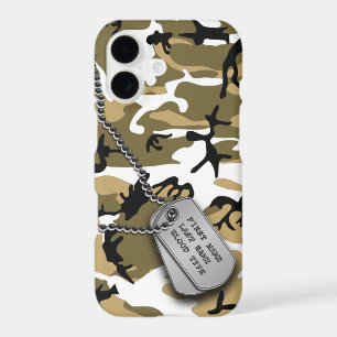 Desert Camo w/ Dog Tags