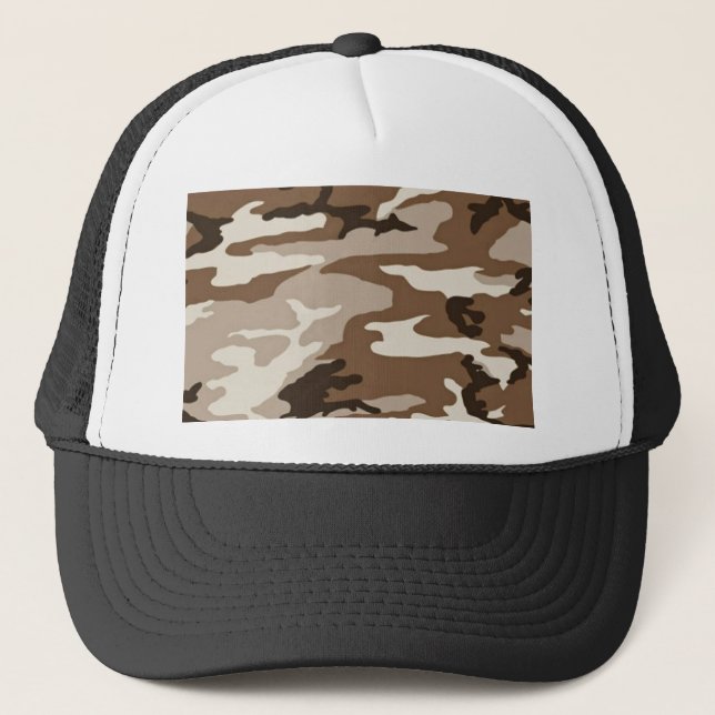 Desert camoflauge trucker hat (Front)