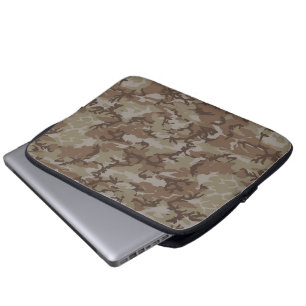 Desert Camouflage Background Laptop Sleeve