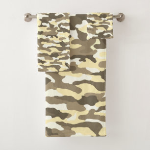 Desert Camouflage Bath Towel Set