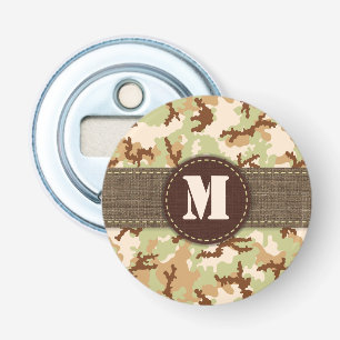 Desert camouflage bottle opener