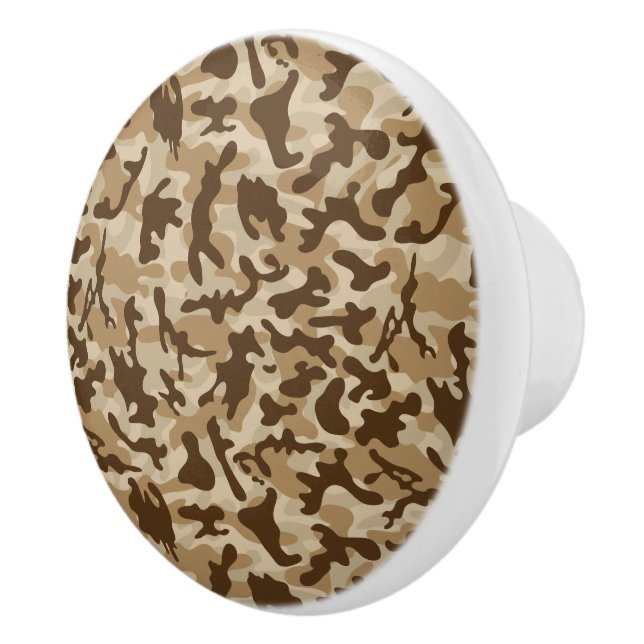 Desert Camouflage  Ceramic Knob (Right)