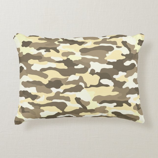 Desert Camouflage Decorative Cushion (Front)