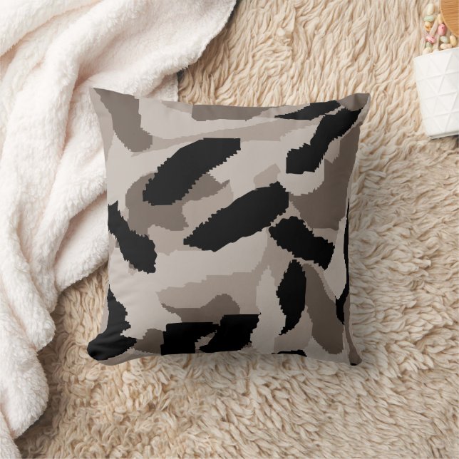 Desert Camouflage Design Cushion (Blanket)