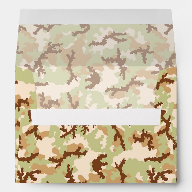 Desert camouflage envelope (Back (Bottom))